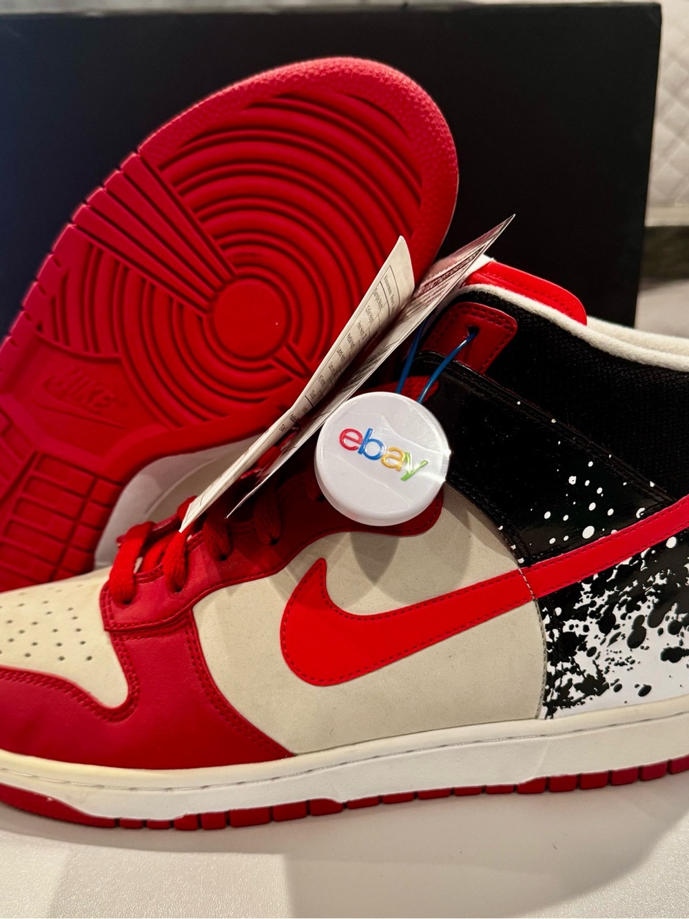 Nike Dunk Premium Unreleased Shattered Backboard Jason Voorhees Sample 1 of 2!